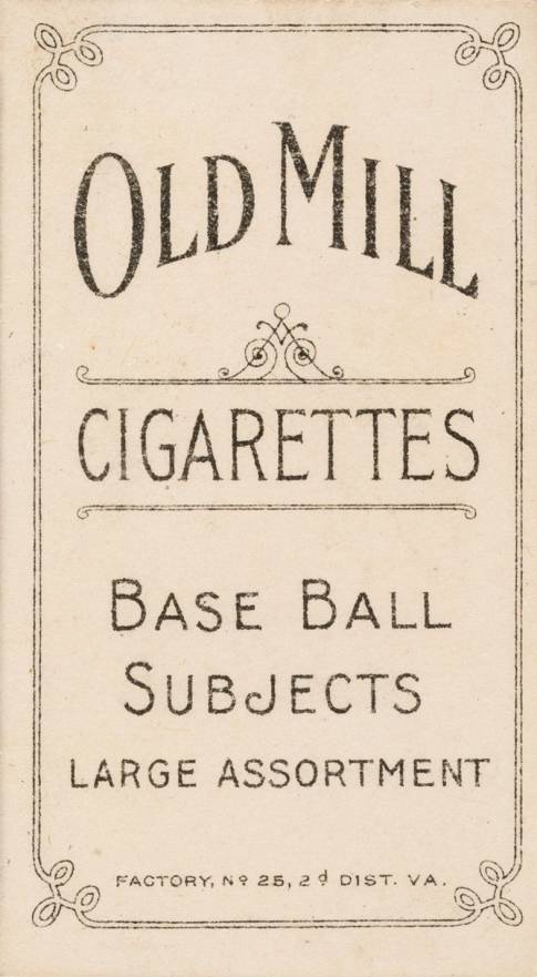 1909 White Borders Old Mill Westlake, Danville #502 Baseball Card